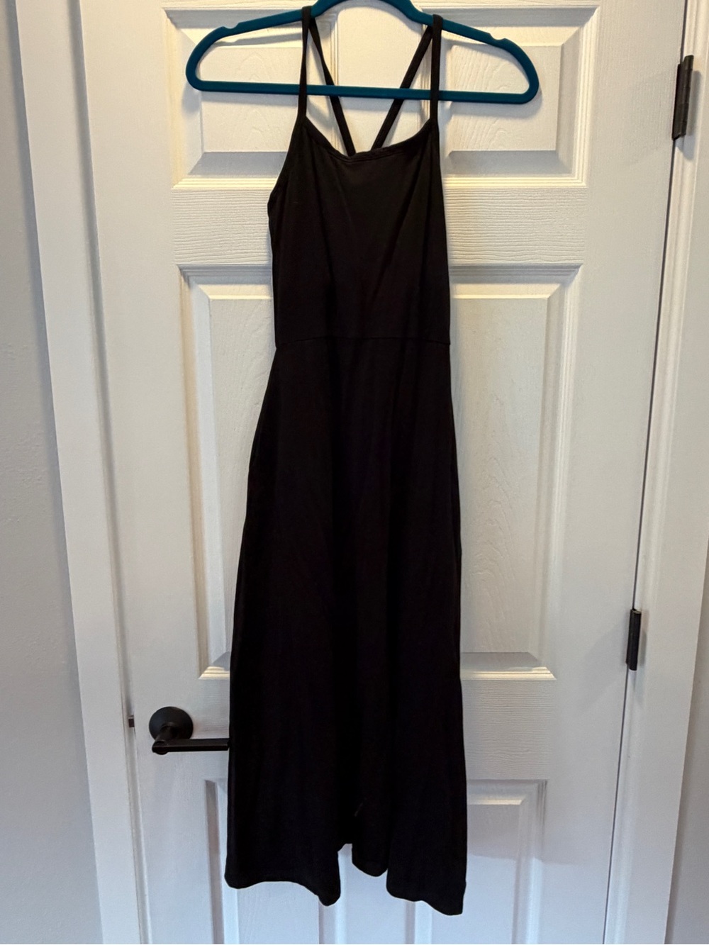 Black Strappy Women's Midi Dress - Pact